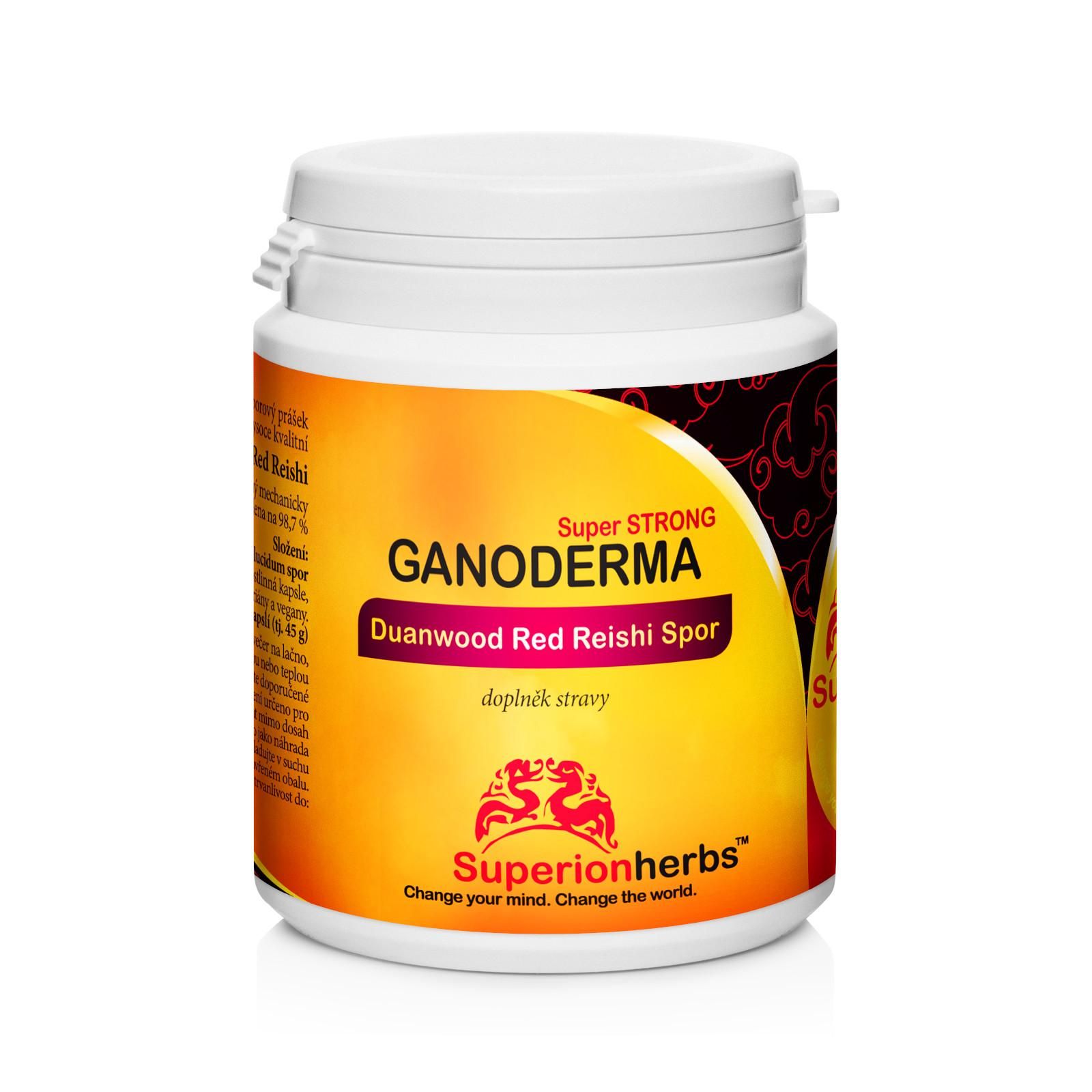 Superionherbs Ganoderma Reishi Spóry, kapsule 90 ks, 27 g