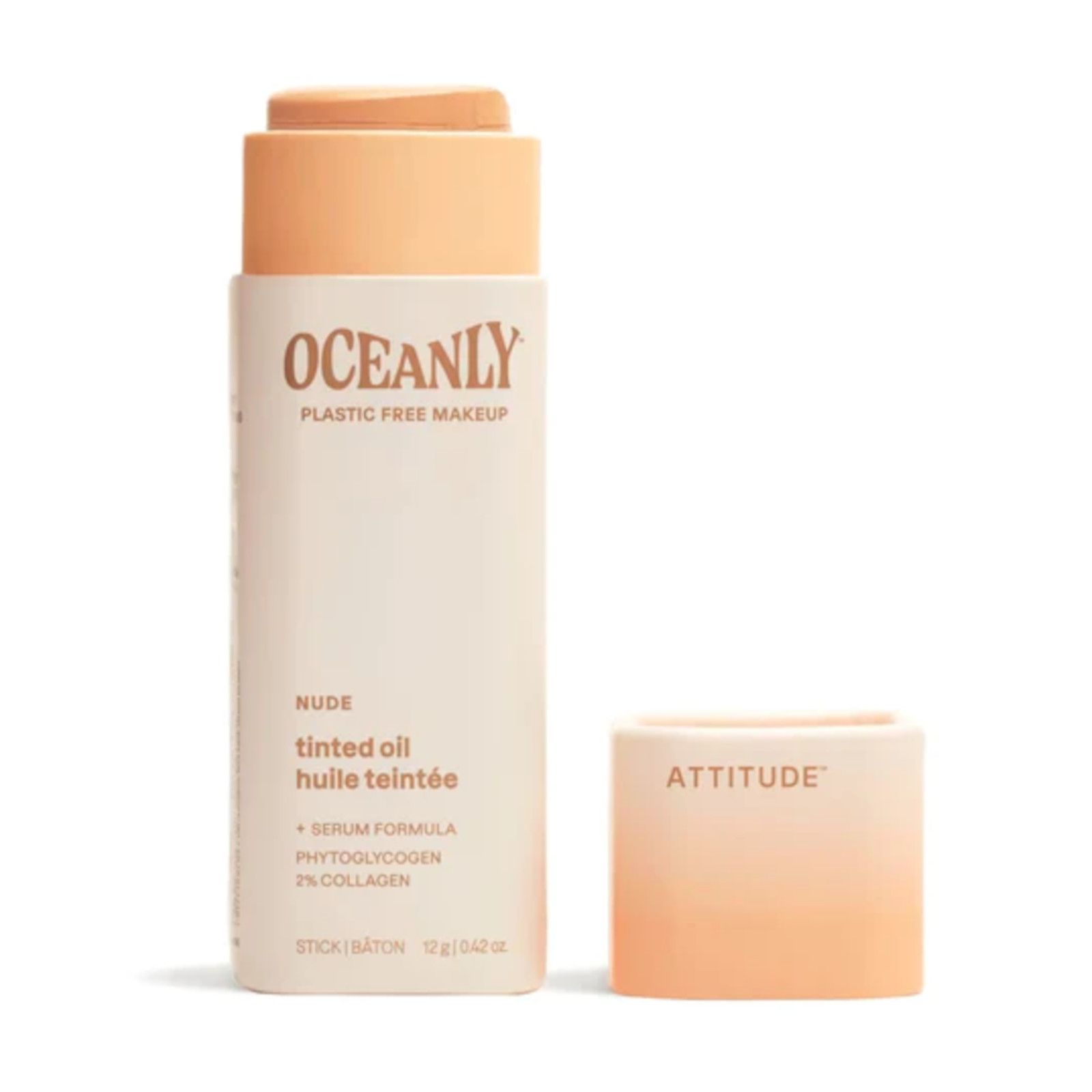 Attitude Tuhé tónovacie olejové sérum Oceanly - Nude 12 g