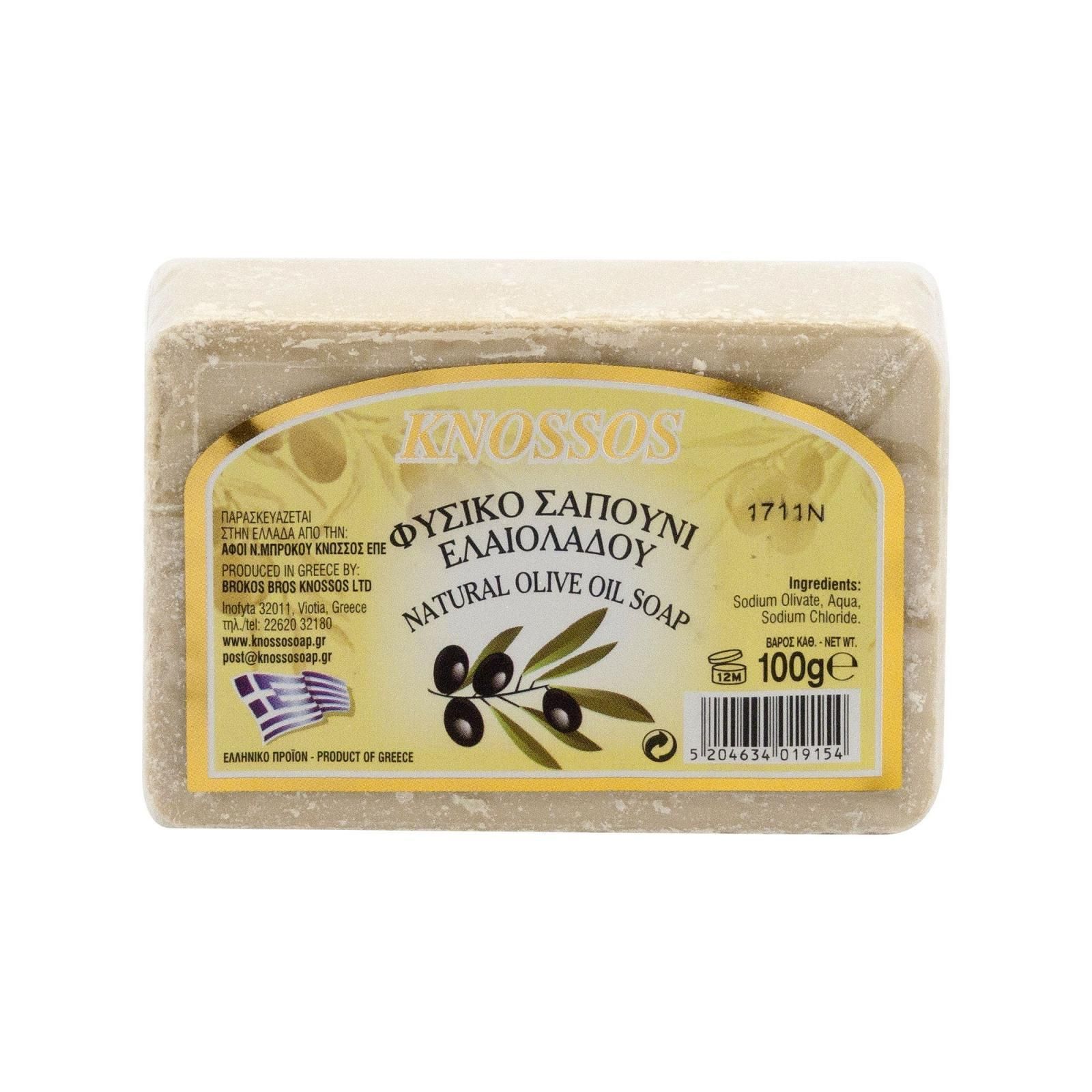 Knossos Tuhé olivové mydlo, biele 100 g