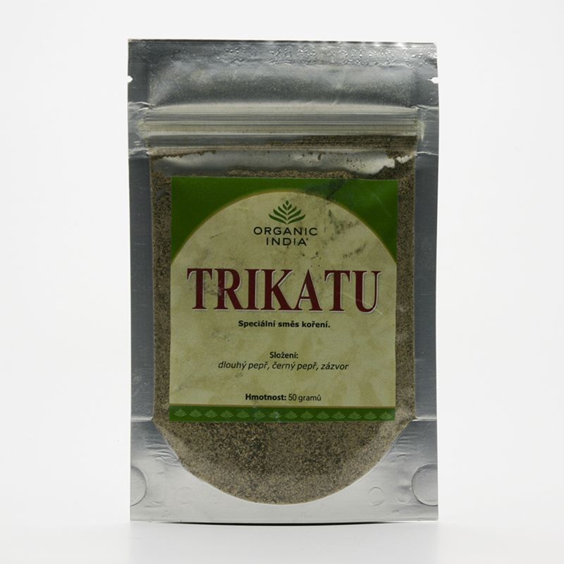 Organic India Zmes korenia Trikatu, organická 50 g