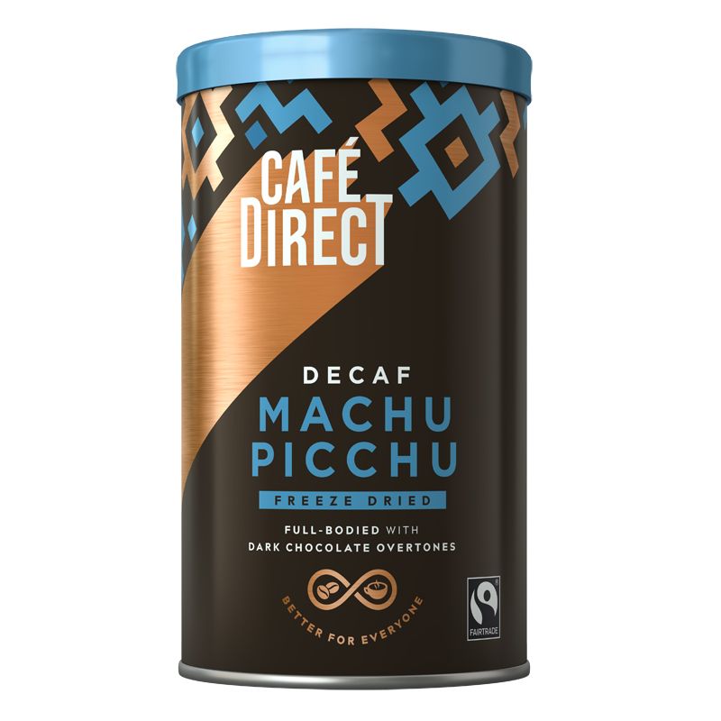 Cafédirect Instantná káva bez kofeínu z Machu Picchu, 100% Arabica 100 g