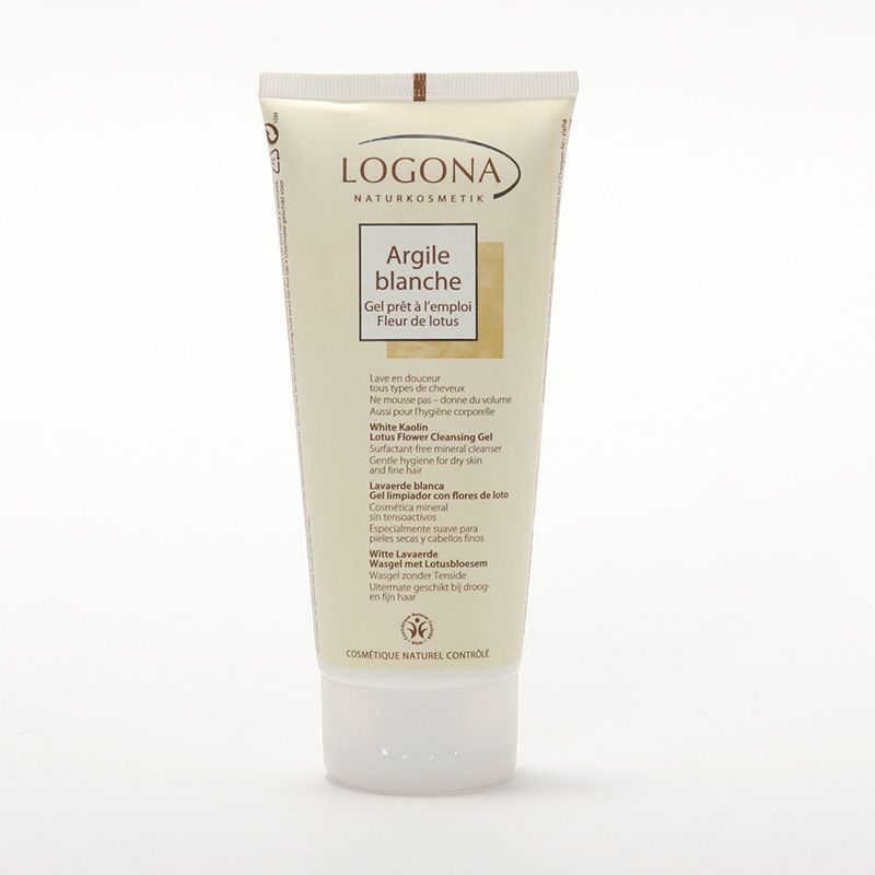 Logona Lotus prací krém, LavaErde, biely 200 ml