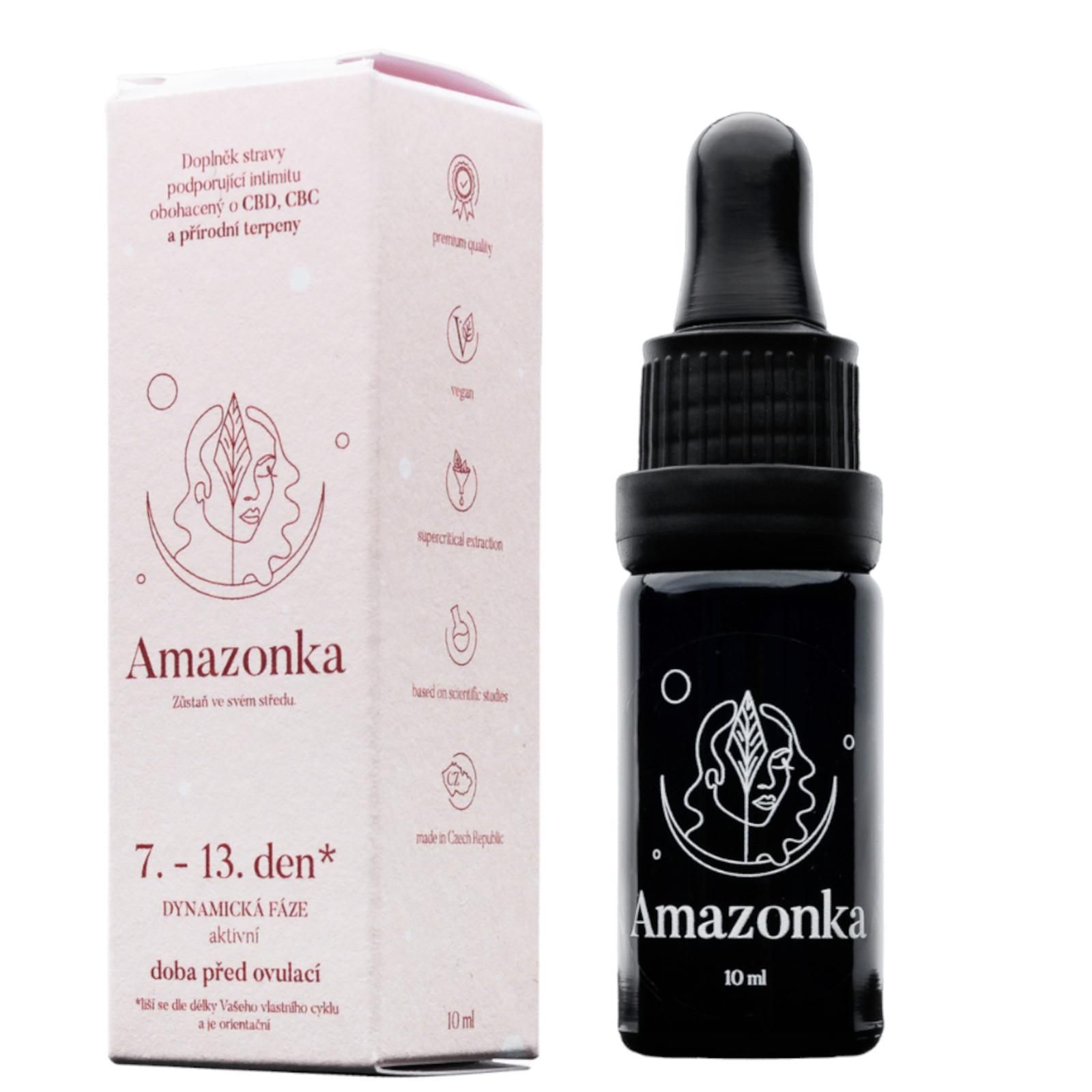 V. Cyklické kvapky AMAZONKA 10 ml