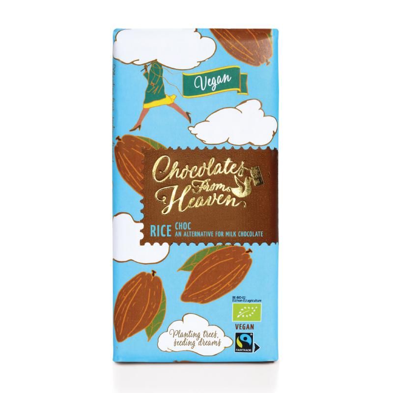 Chocolates from Heaven Bio ryžová VEGAN čokoláda 42% 100g