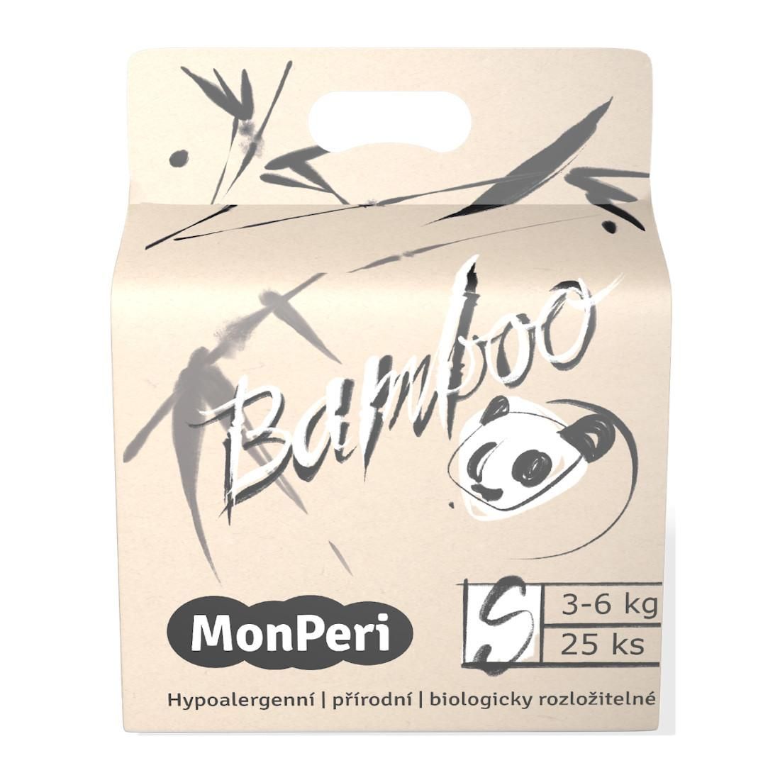 MonPeri Bambus ECO 1 ks, vel. S / 3-6 kg