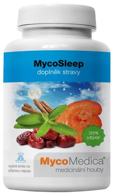 MycoMedica MycoMedica MycoSleep sypká směs pro přípravu nápoje, 90g 