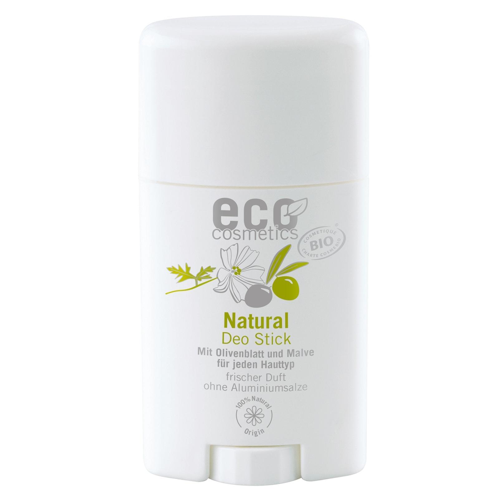 Eco Cosmetics Eco Cosmetics Tuhý deodorant BIO - s olivovým listem a slézem, 50 ml 