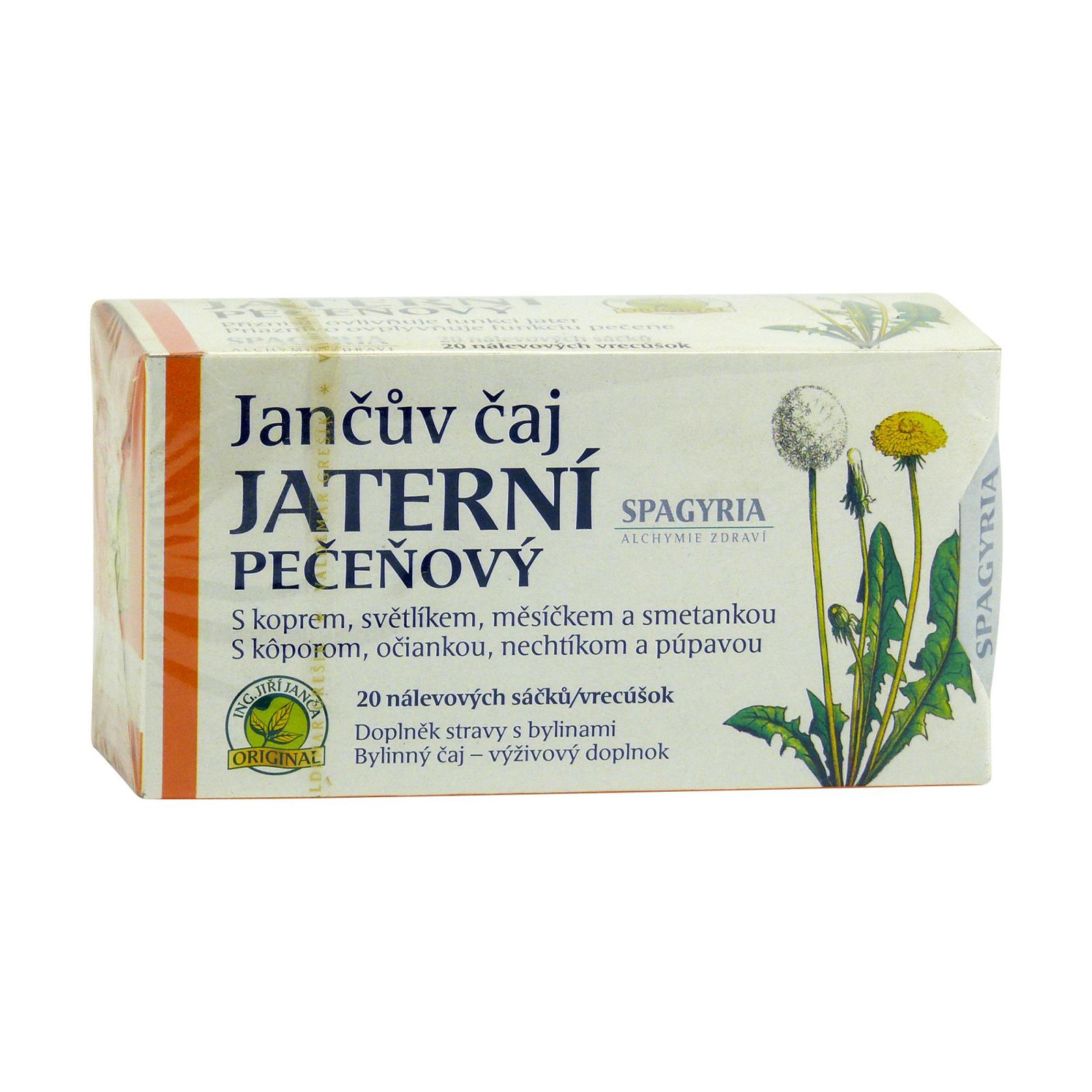 Spagyria Jančův čaj jaterní 20 g, 20 ks