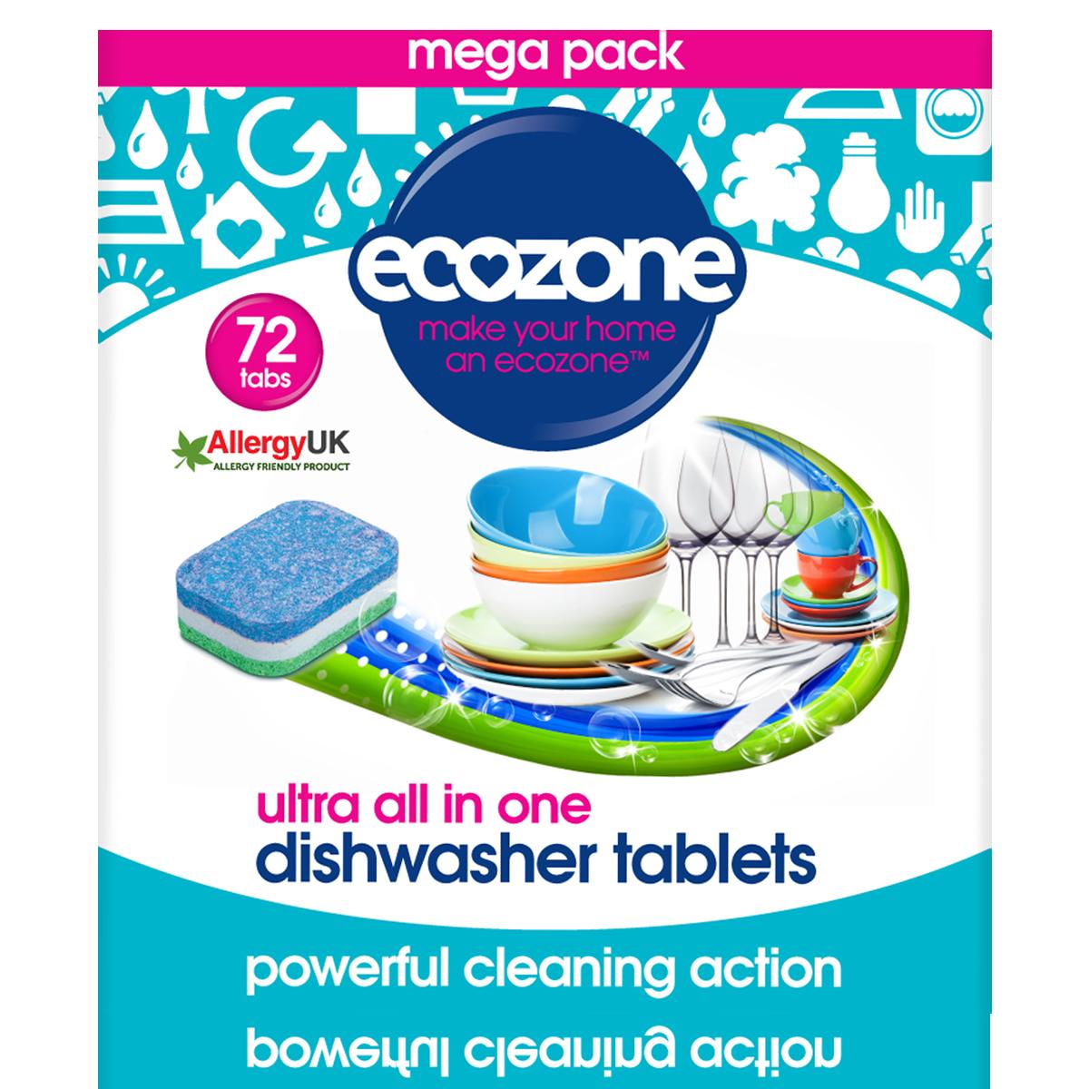 Ecozone ECOZONE 5v1 tablety do myčky 72 tablet 