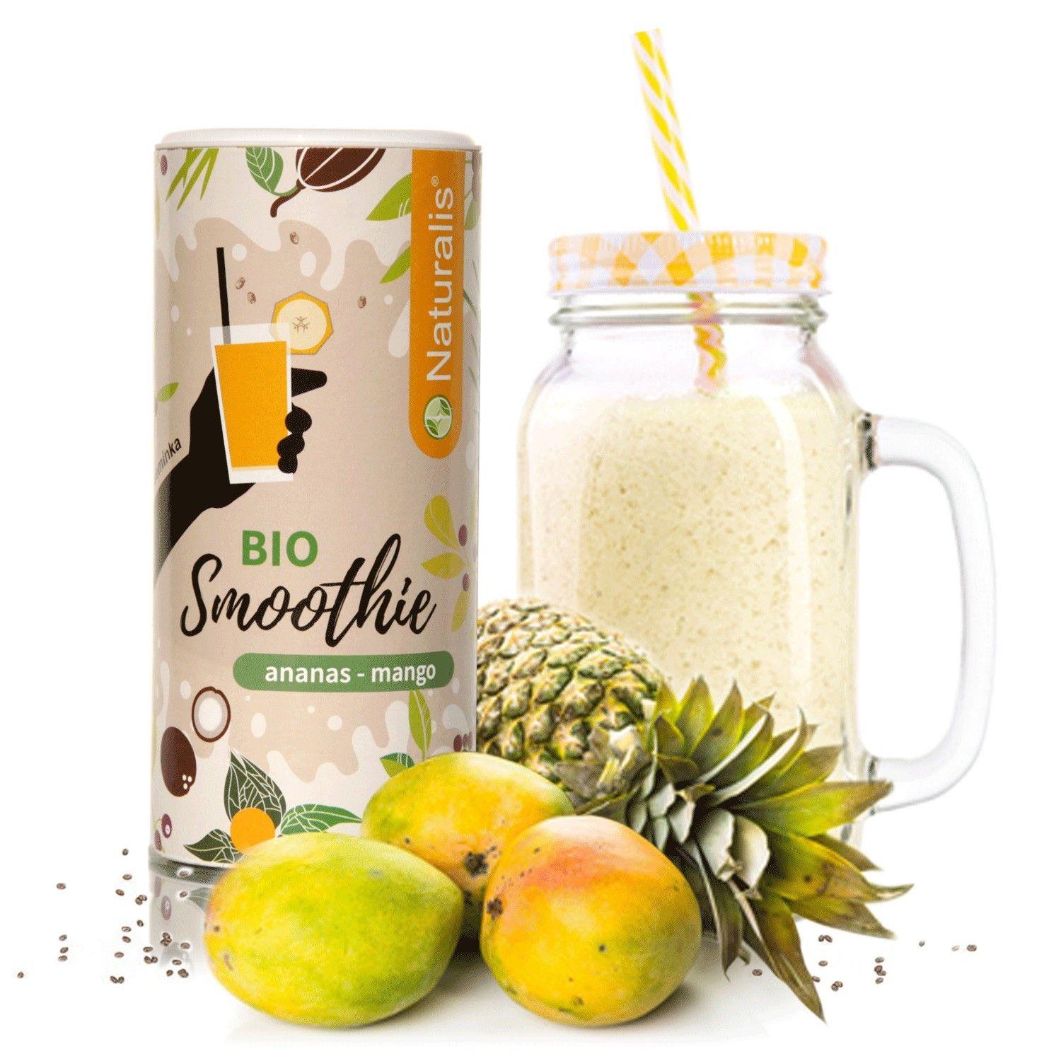 Naturalis Naturalis Smoothie Ananas a Mango BIO, 180g 