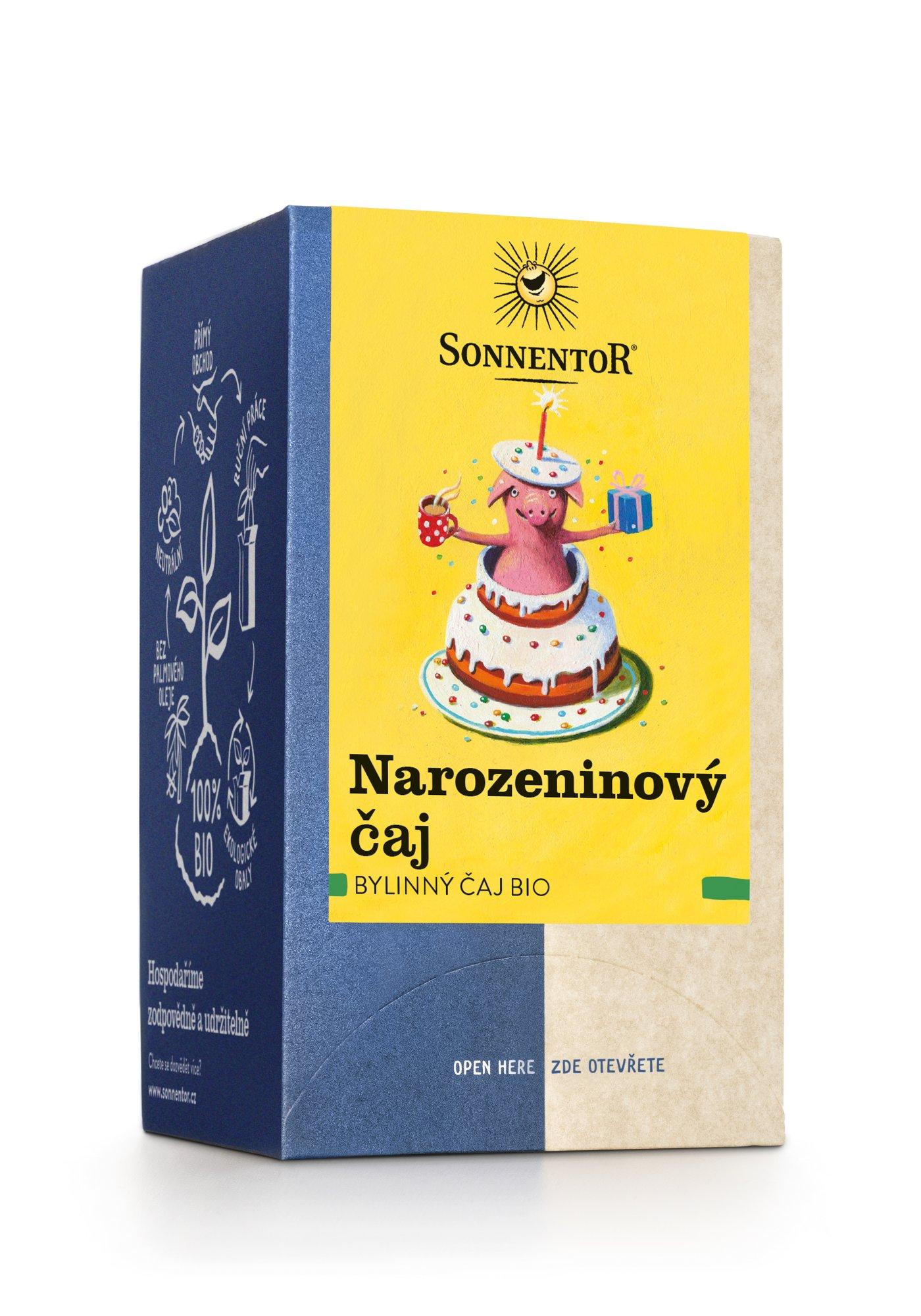 Sonnentor Narozeninový čaj bio 27g porc. dvoukomorový 