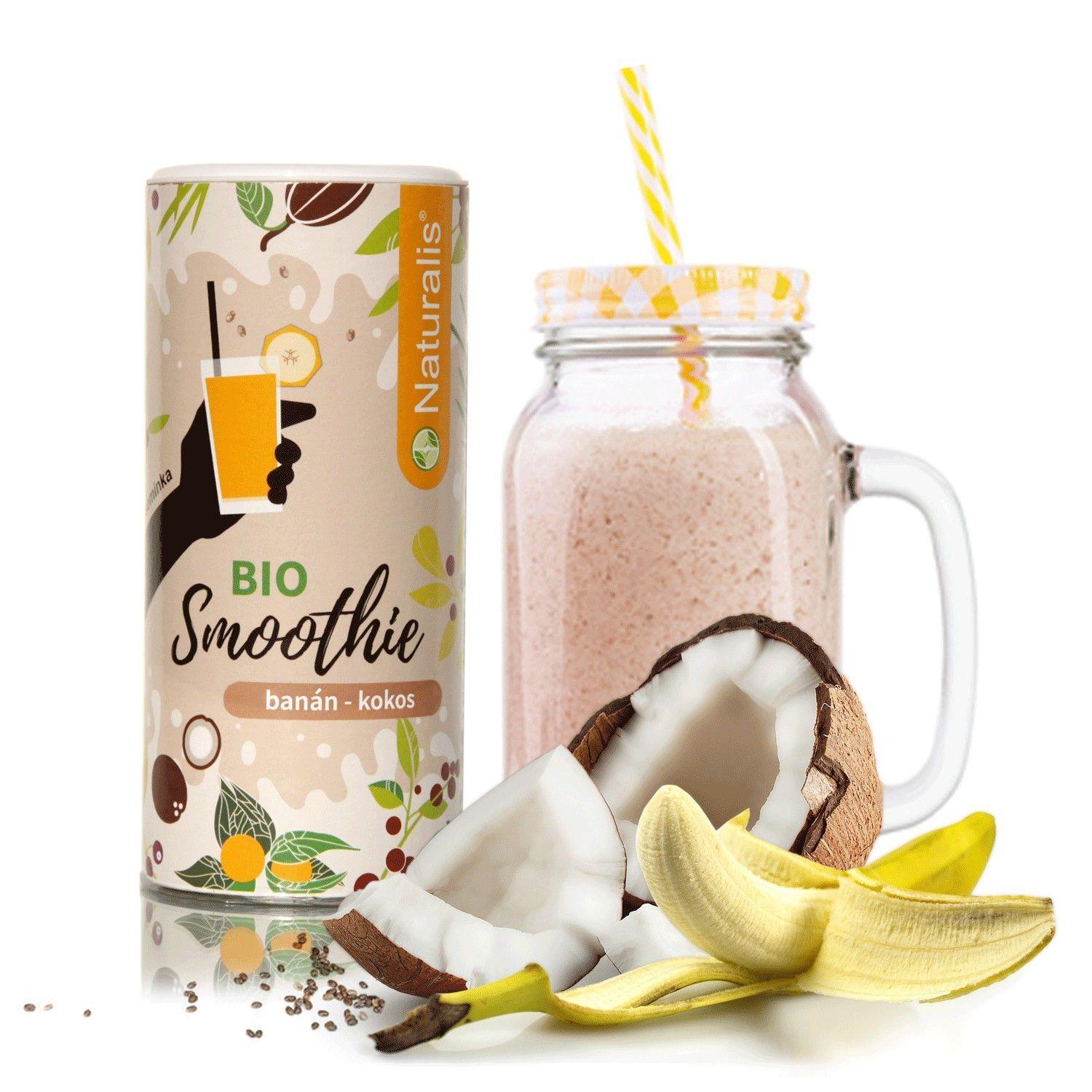 Naturalis Naturalis Smoothie Banán a kokos BIO, 180g 