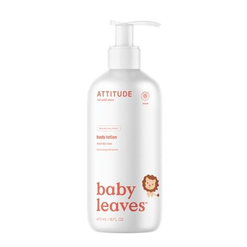 Attitude Baby leaves Dětské tělové mléko s vůní hruškové šťávyl Attitude 473ml 