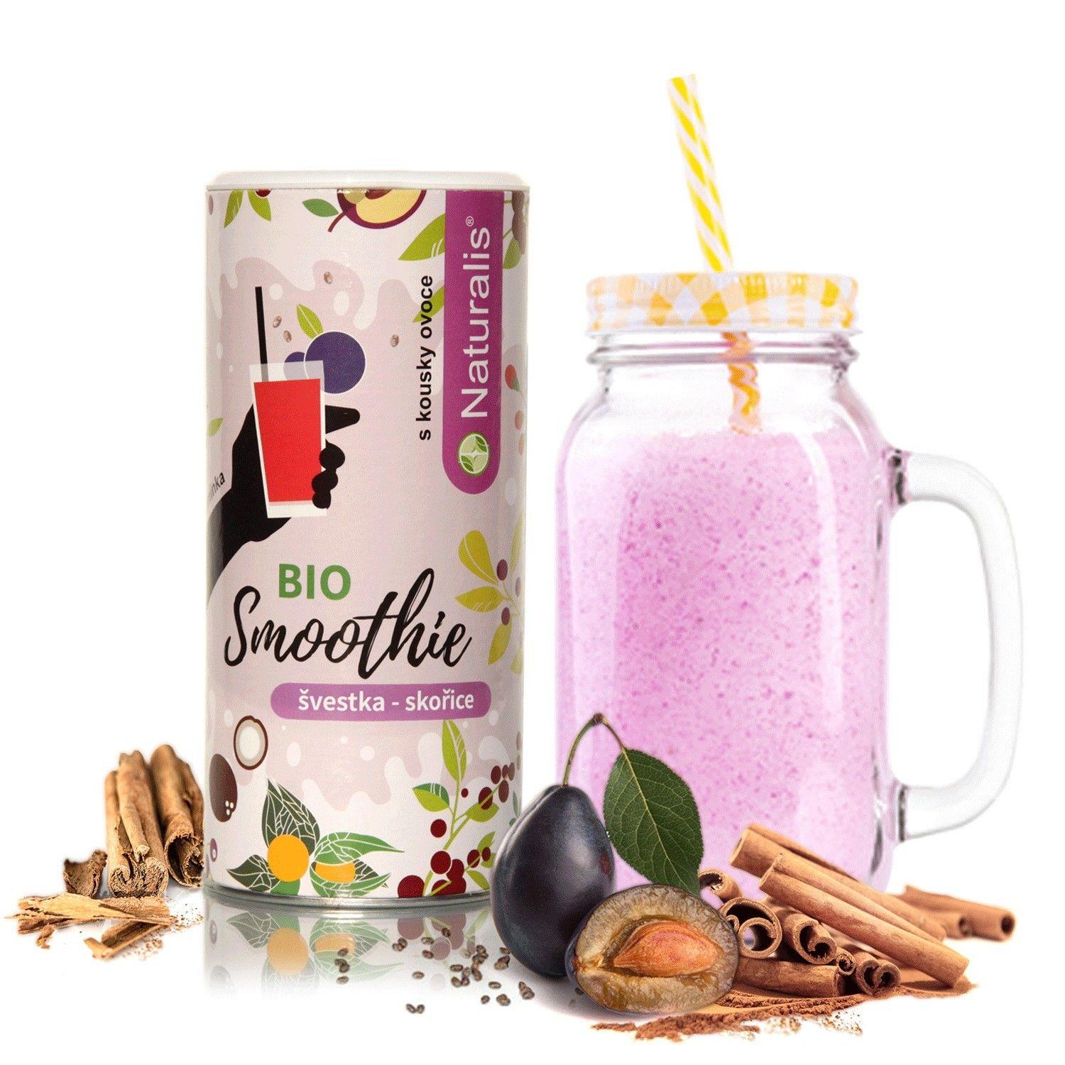 Naturalis Naturalis Smoothie skořice a švestka BIO, 180g 