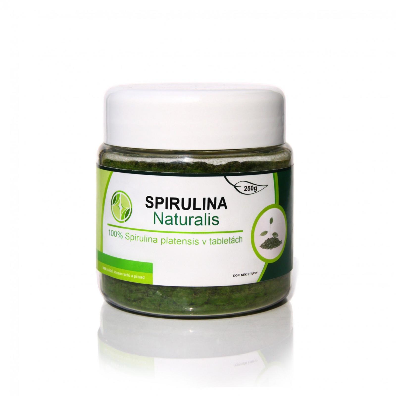 Naturalis Naturalis Spirulina tablety, 1250 ks, 250g 