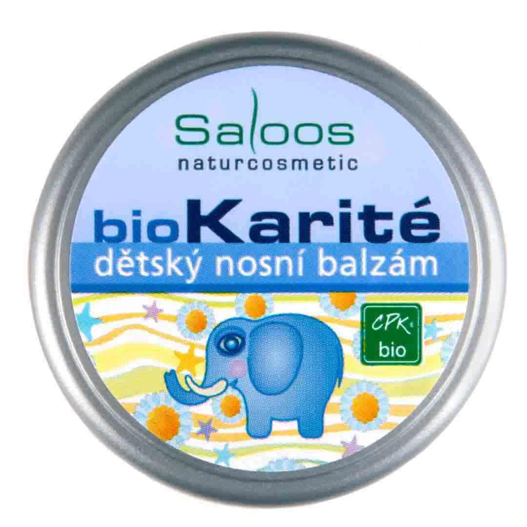 Saloos Balzám bio karité Dětský nosní 19 ml 