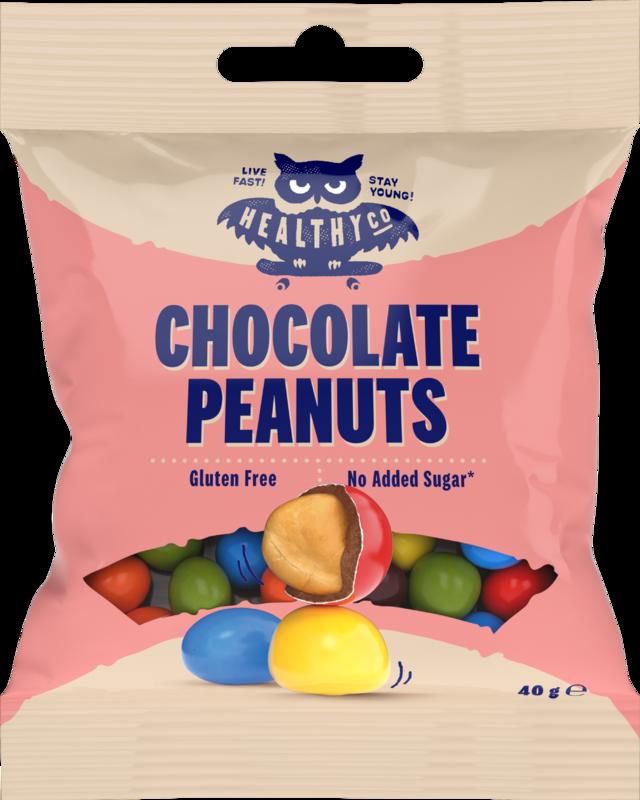 HealthyCo HealthyCo CHOCOLATE PEANUTS, 40g 