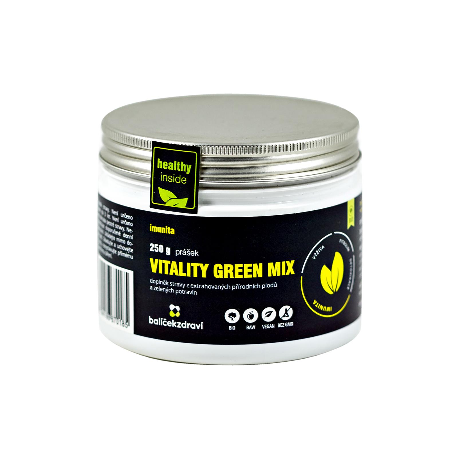 Balíček zdraví Vitality green mix, bio 250 g