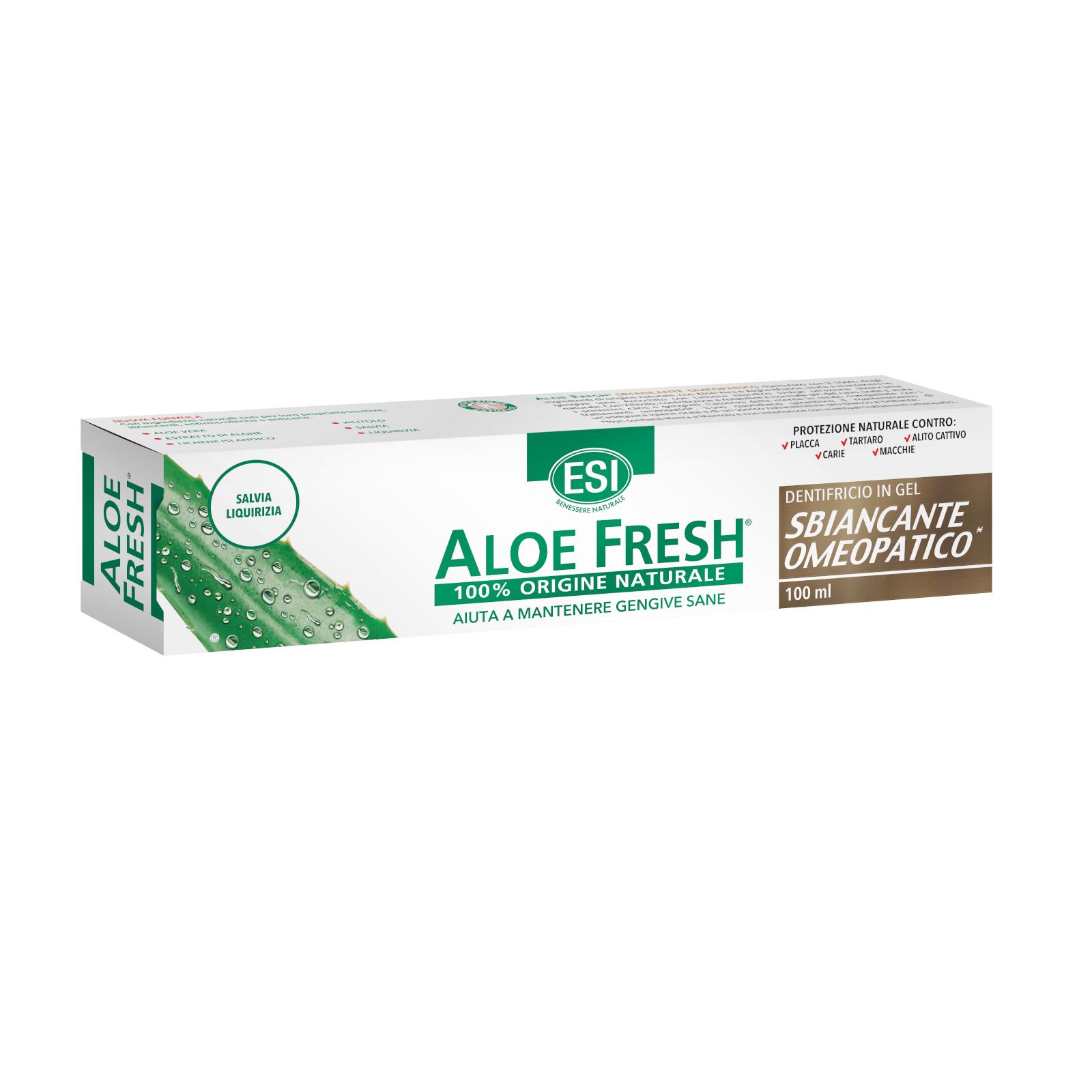 ESI Zubní pasta Homeopatic Whitening, Aloe Fresh 100 ml