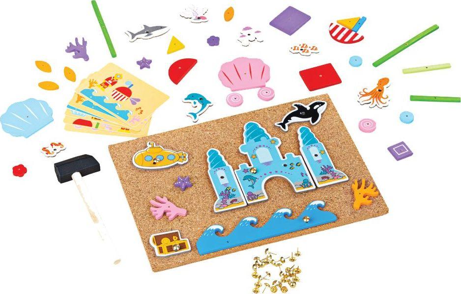 Bigjigs Toys Bigjigs Toys Kreativní zatloukací hra život v moři 