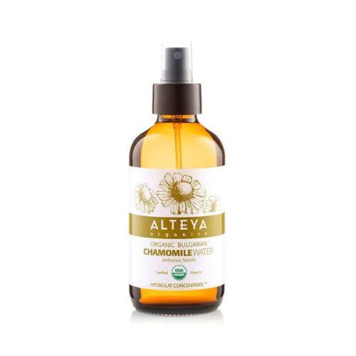 Alteya Organics Heřmánková voda na pleť a tělo se sprejem ve skle Alteya Organics, 240 ml 