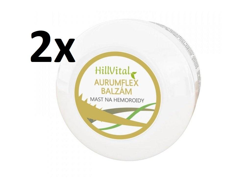 HillVital HillVital Aurumflex balzám na hemeroidy, 2x 50ml 