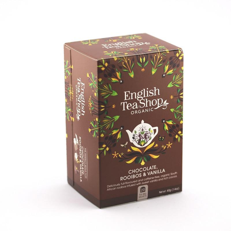 English Tea Shop English Tea Shop Rooibos s vanilkou a čokoládou, 20 sáčků 