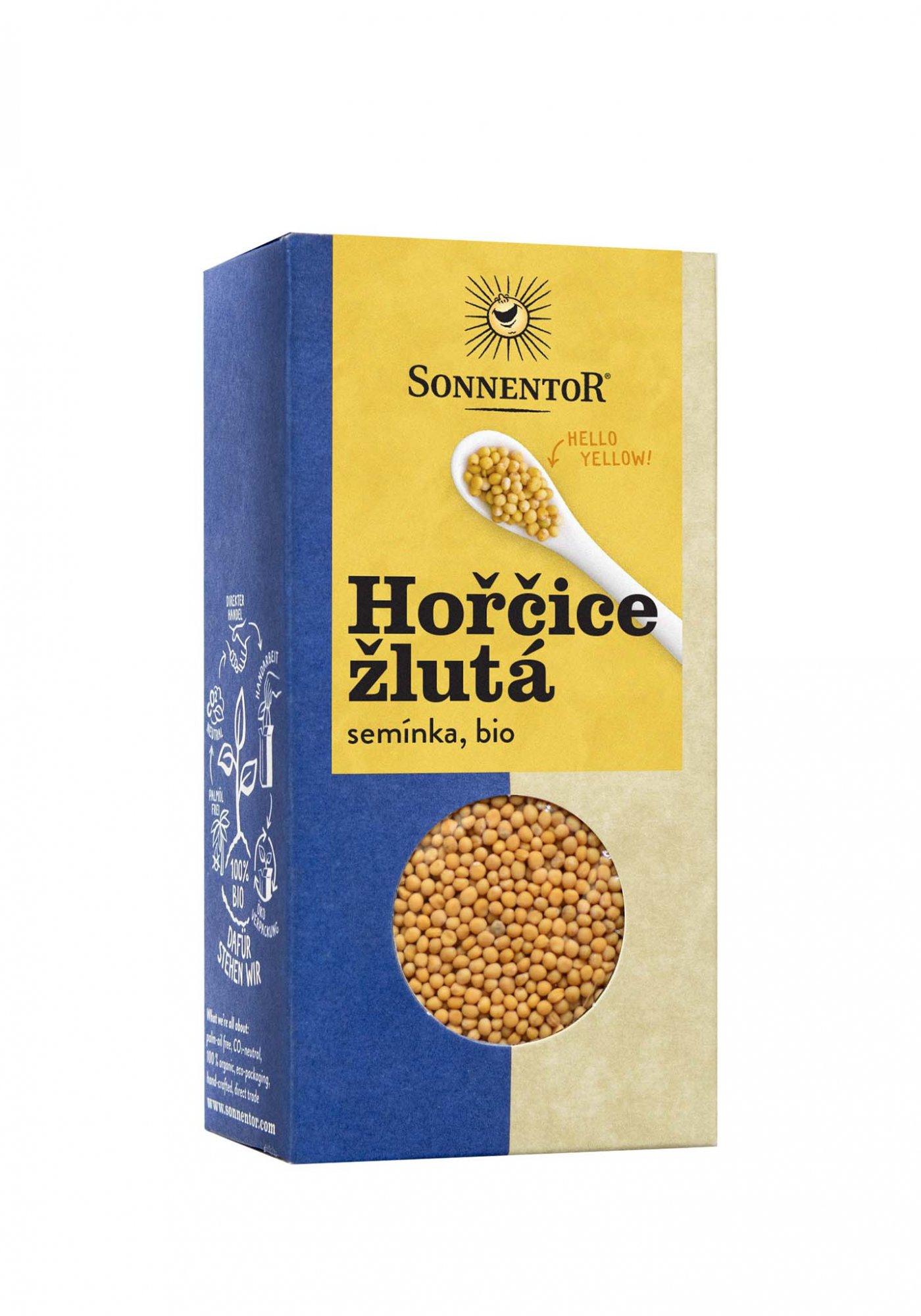 Sonnentor Hořčice žlutá bio, semínka 120g 