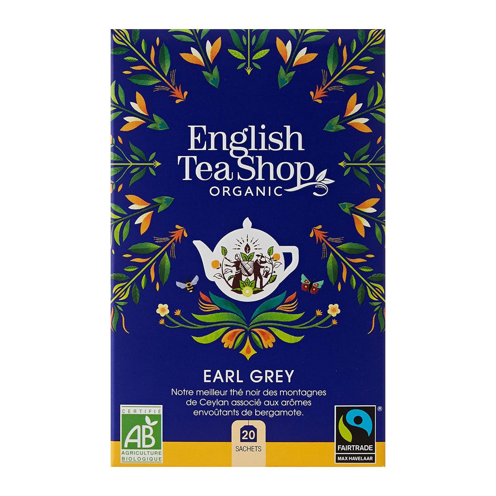 English Tea Shop Černý čaj Earl Grey, bio 40 g, 20 ks