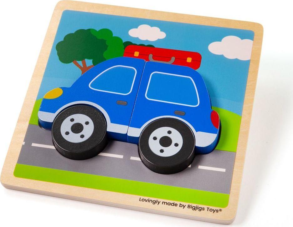 Bigjigs Toys Bigjigs Toys Vkládací puzzle Auto 