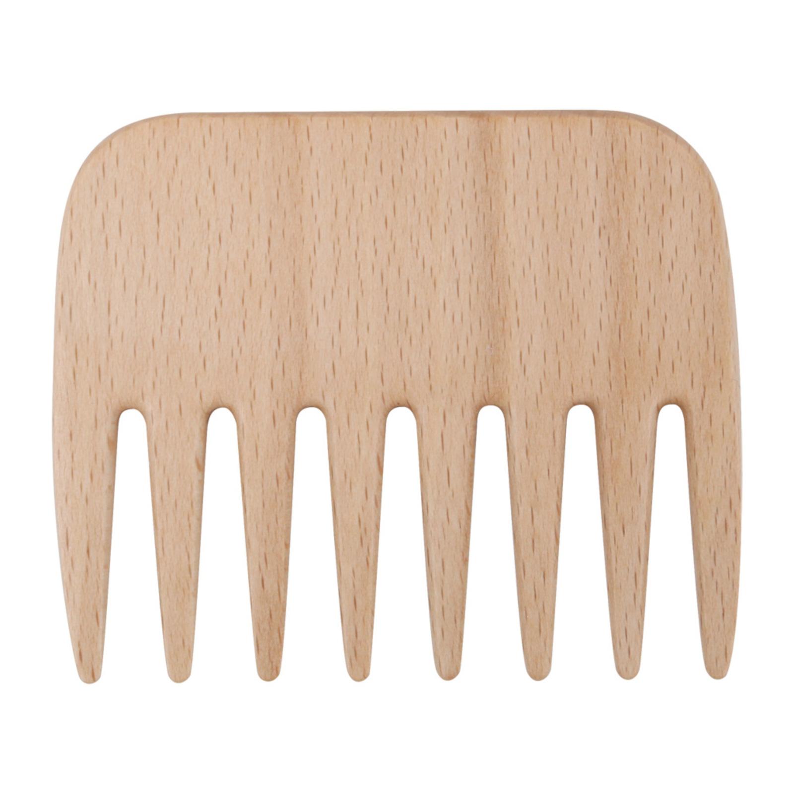 Redecker Hřeben z bukového dřeva Afro Comb 1 ks, 9 cm