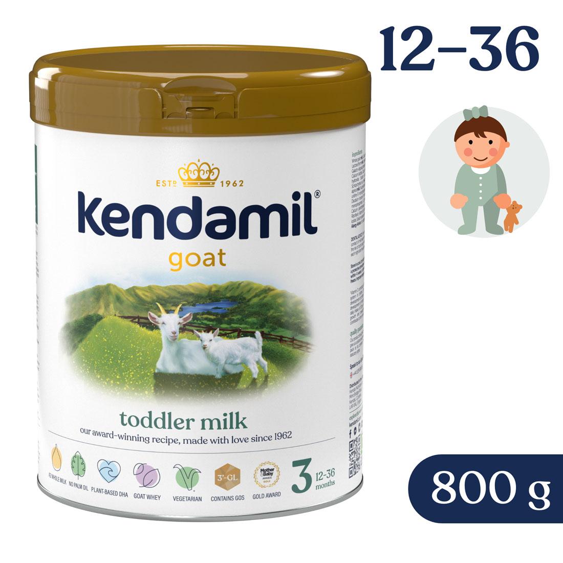 Kendamil Batolecí kozí mléko 3 DHA+ Kendamil 800g 