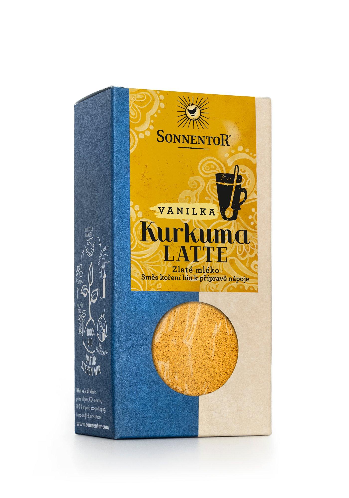 Sonnentor Kurkuma Latte - vanilka bio 60g 