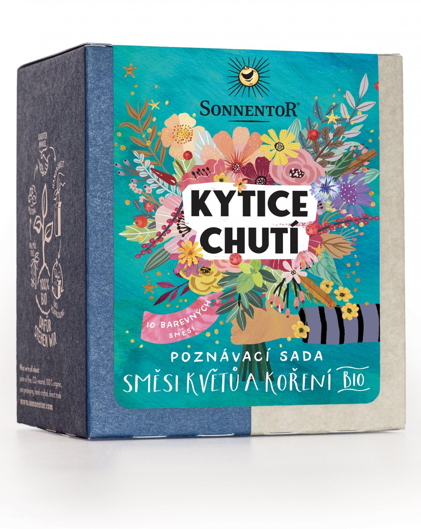 Sonnentor Kytice chutí poznávací sada bio, směsi květů a koření 50g 