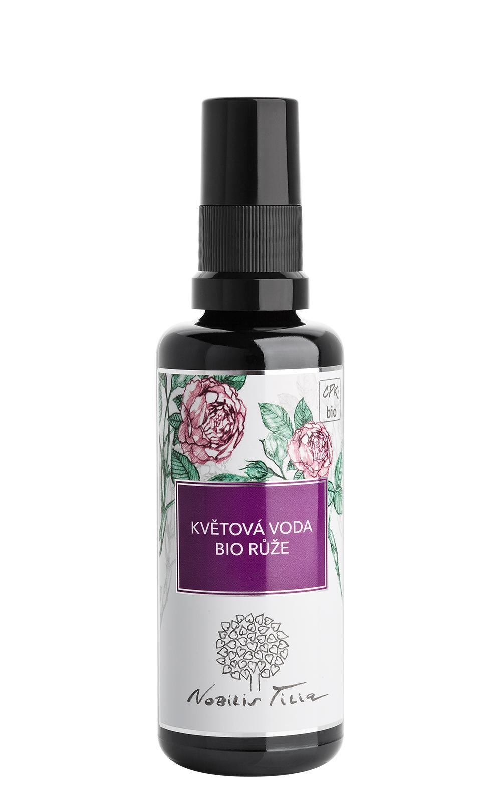 Nobilis Tilia Květová voda BIO Růže varianta: 50 ml sklo