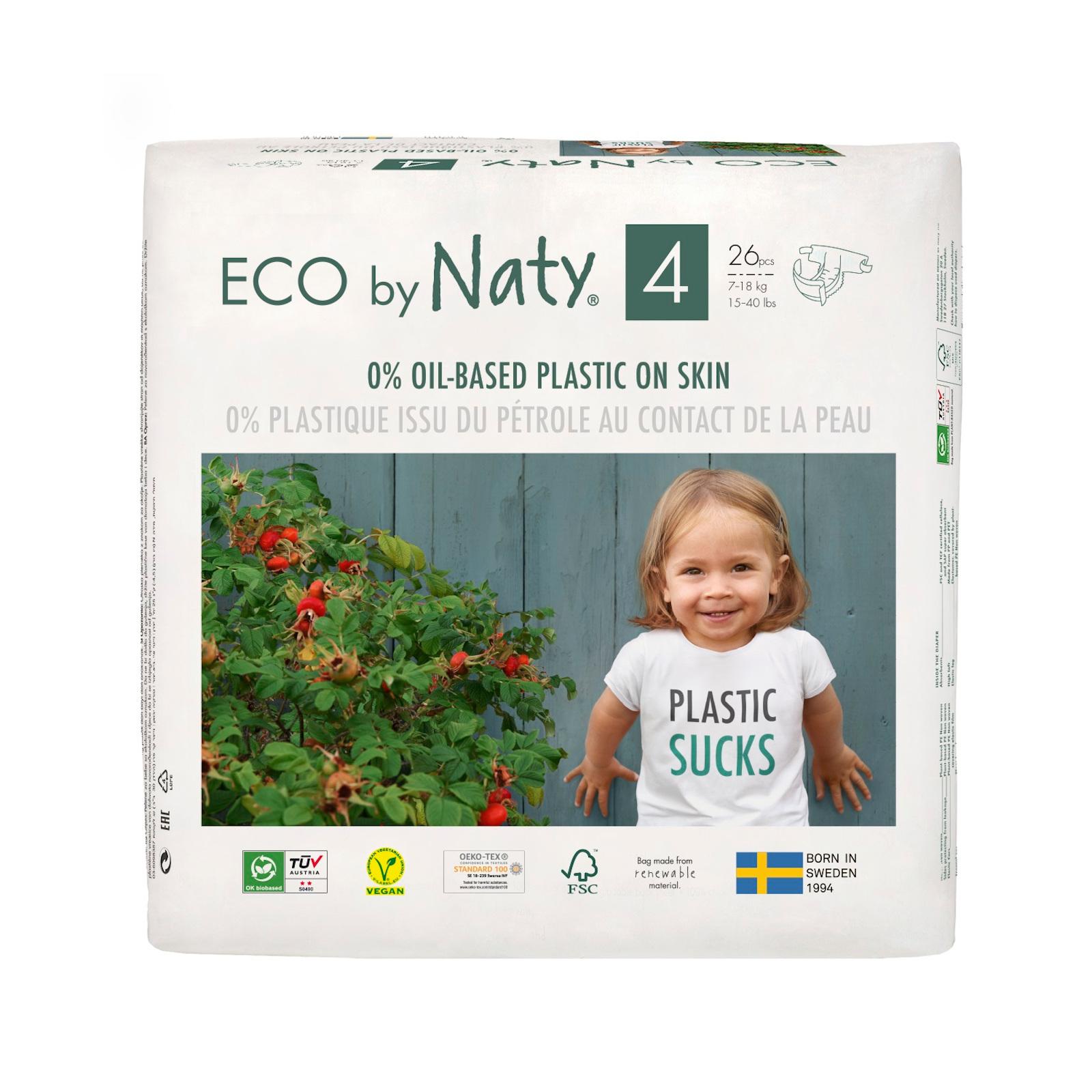 Eco by Naty Plenky Maxi 7-18 kg 26 ks
