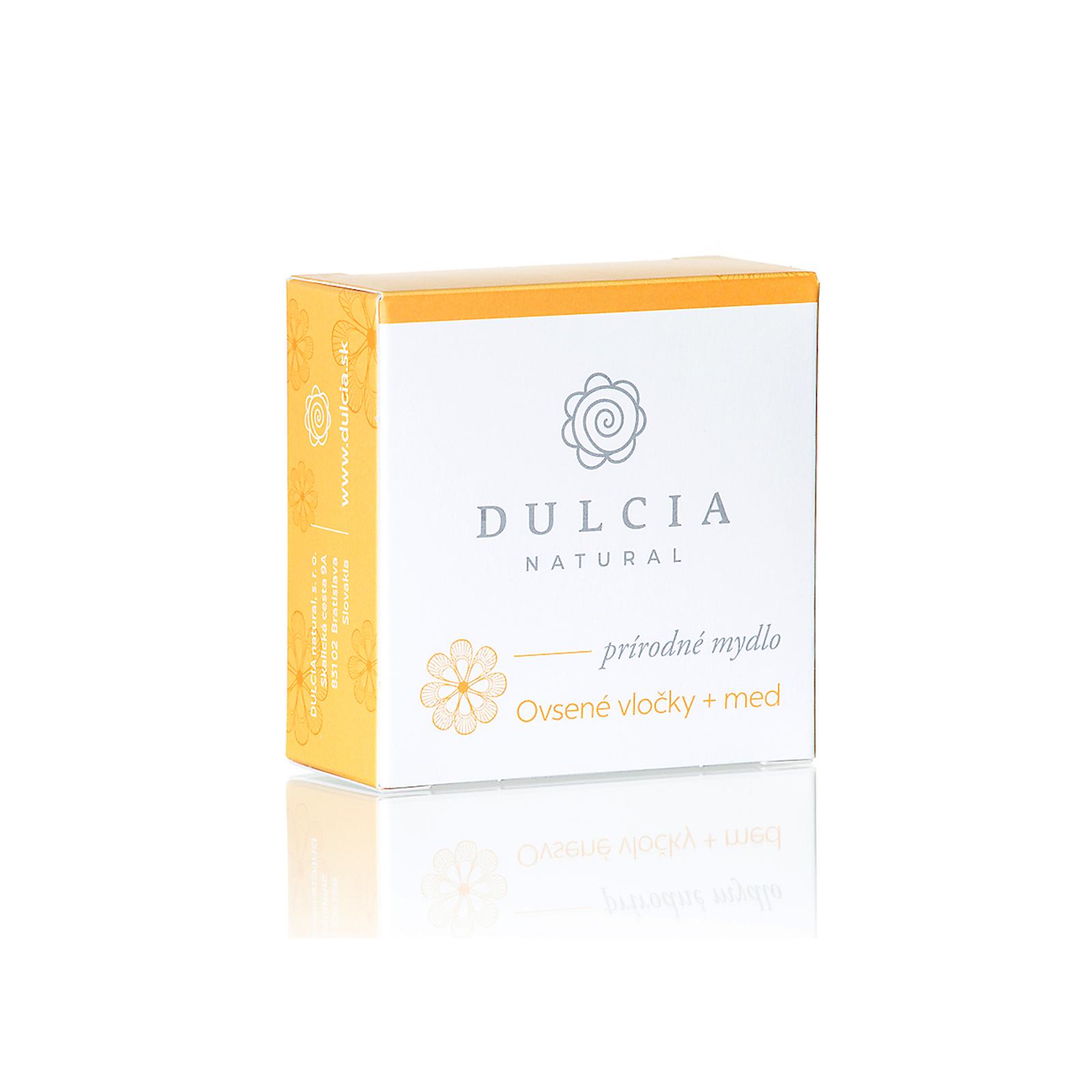 DULCIA natural Přírodní mýdlo ovesné vločky a med 95 g