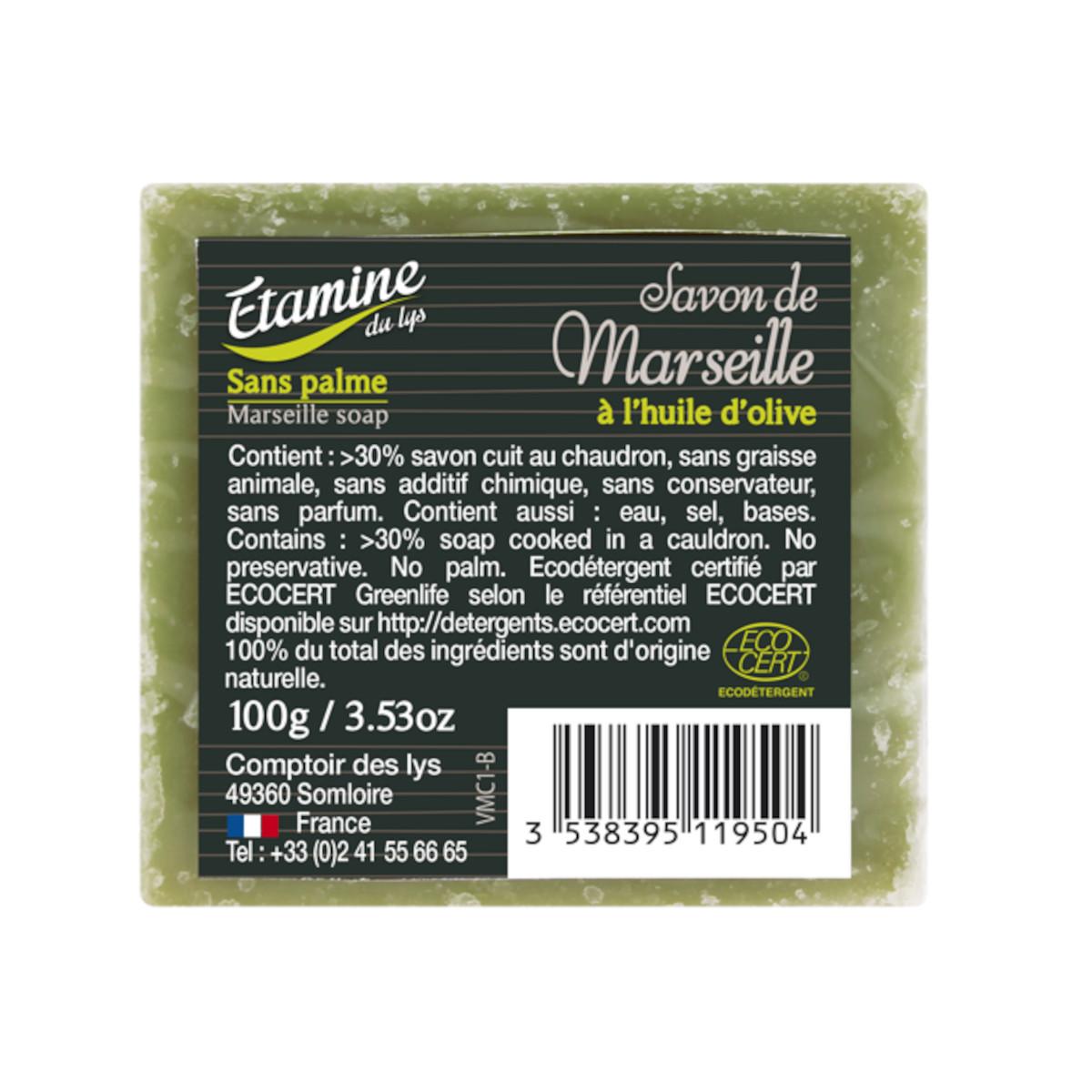 Etamine du Lys Marseillské mýdlo olivové 100 g
