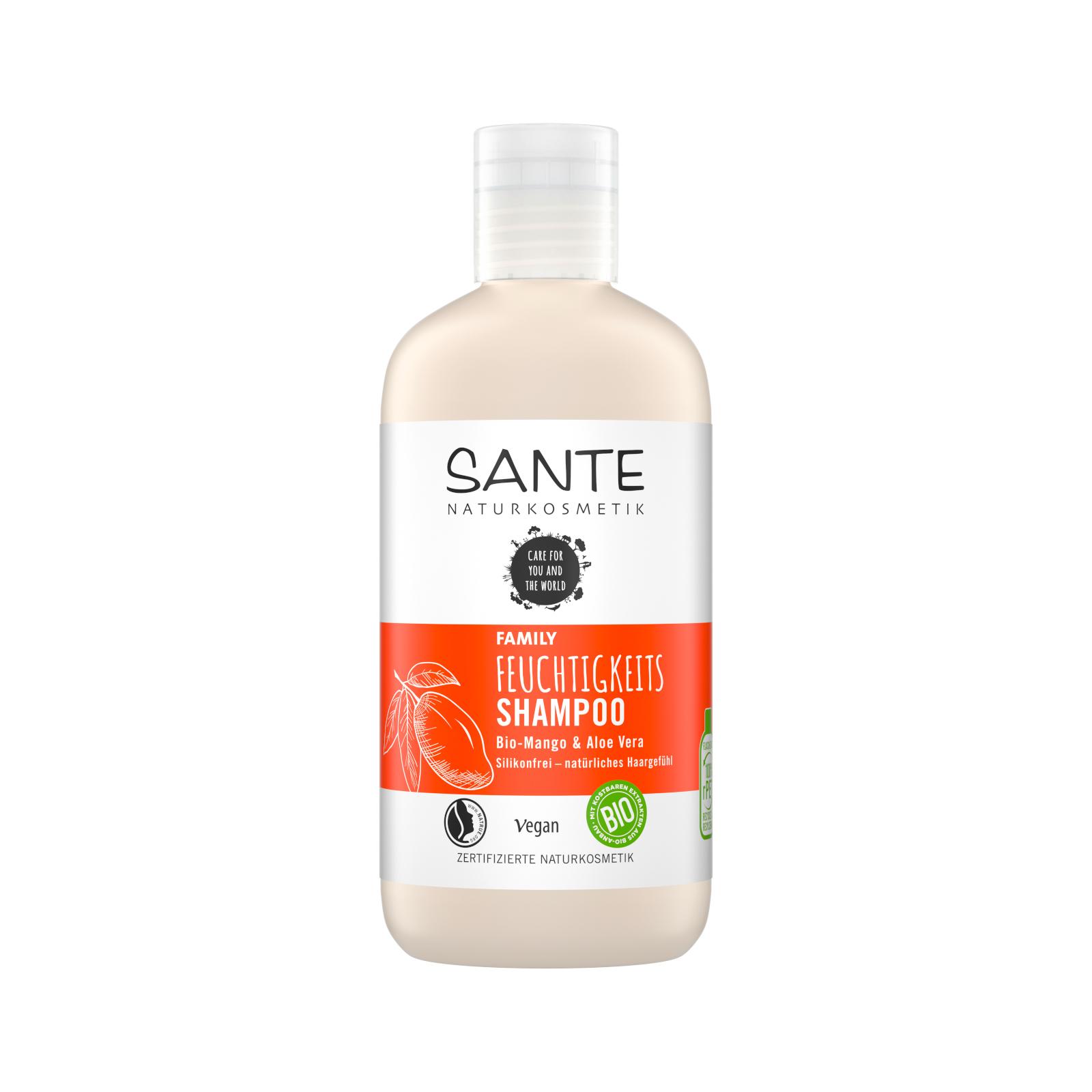 SANTE FAMILY Hydratační šampon Bio Mango & Aloe Vera 250 ml