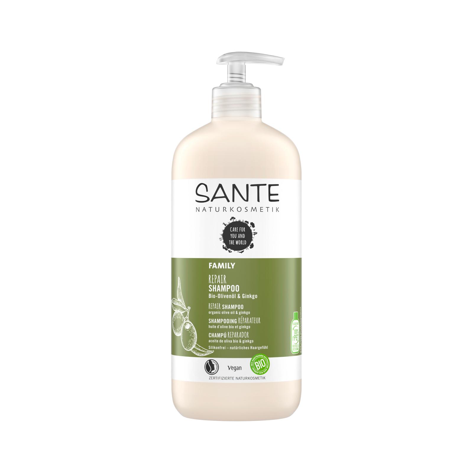 SANTE FAMILY Regenerační šampon Bio Oliva & Ginkgo 500 ml