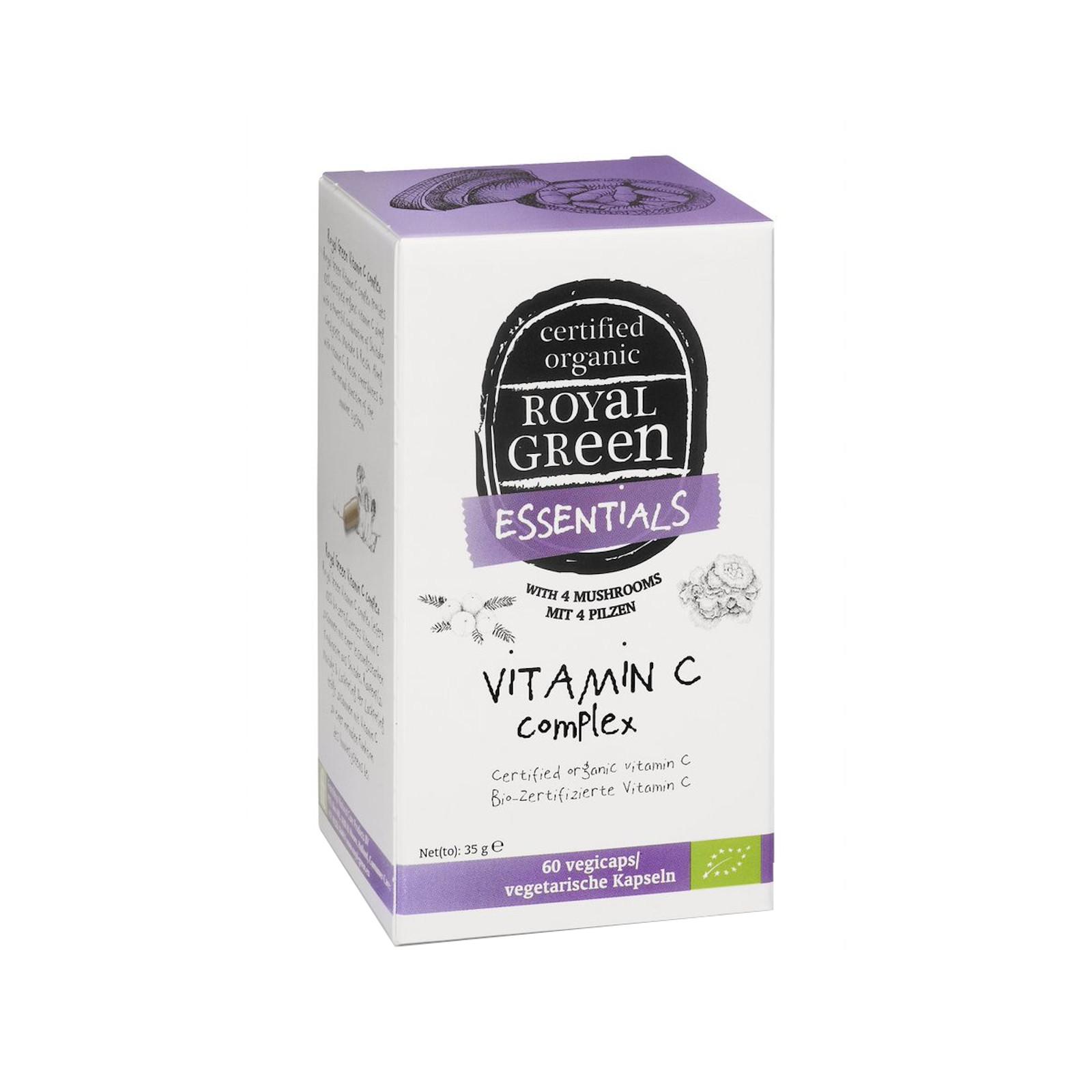 Royal Green Bio Vitamín C komplex, kapsle 60 ks, 34 g
