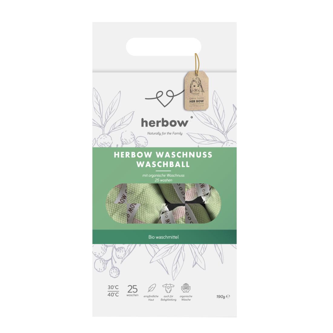 Herbow Prací kuličky z mýdlových ořechů 5 ks/ 25 pracích dávek