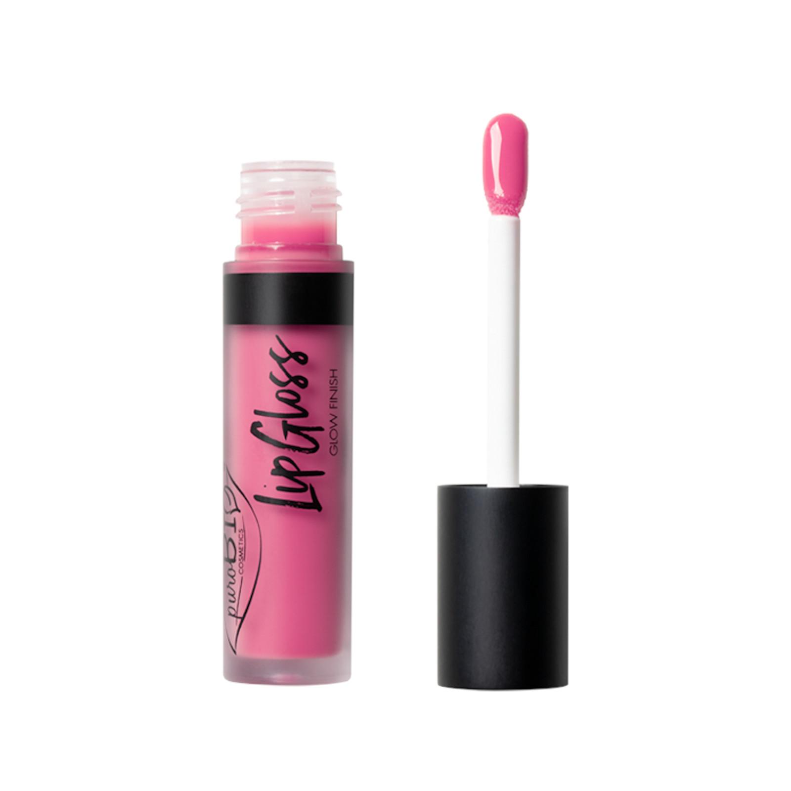 puroBIO cosmetics LipGloss Lesk na rty 02 pink 4,8 ml