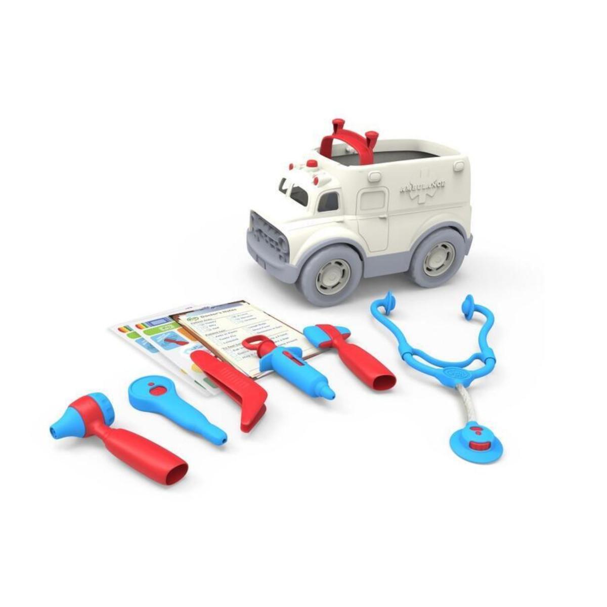 green toys Ambulance s lékařskými nástroji 1 ks