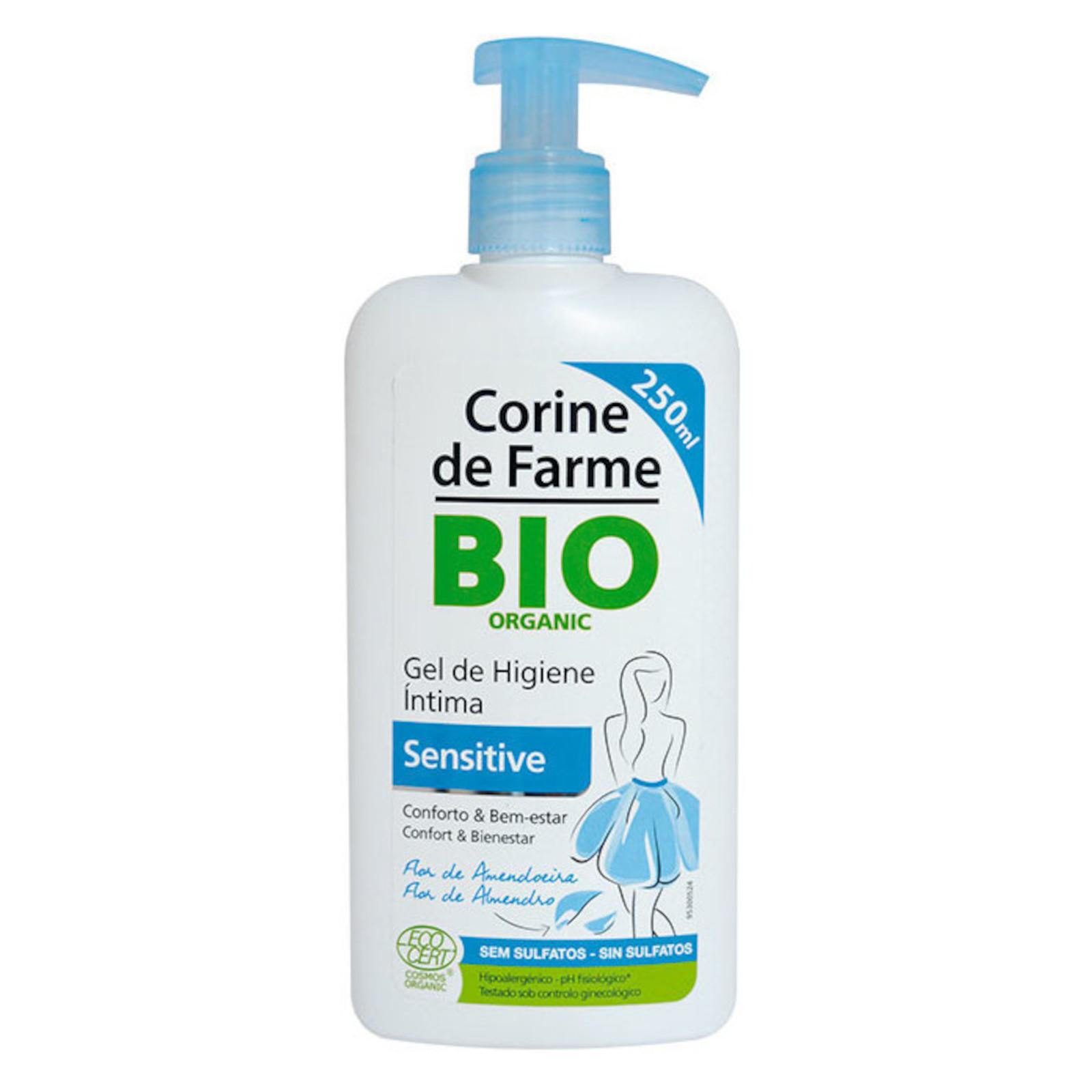 Corine de Farme Intimní gel s pumpičkou Sensitive 250 ml