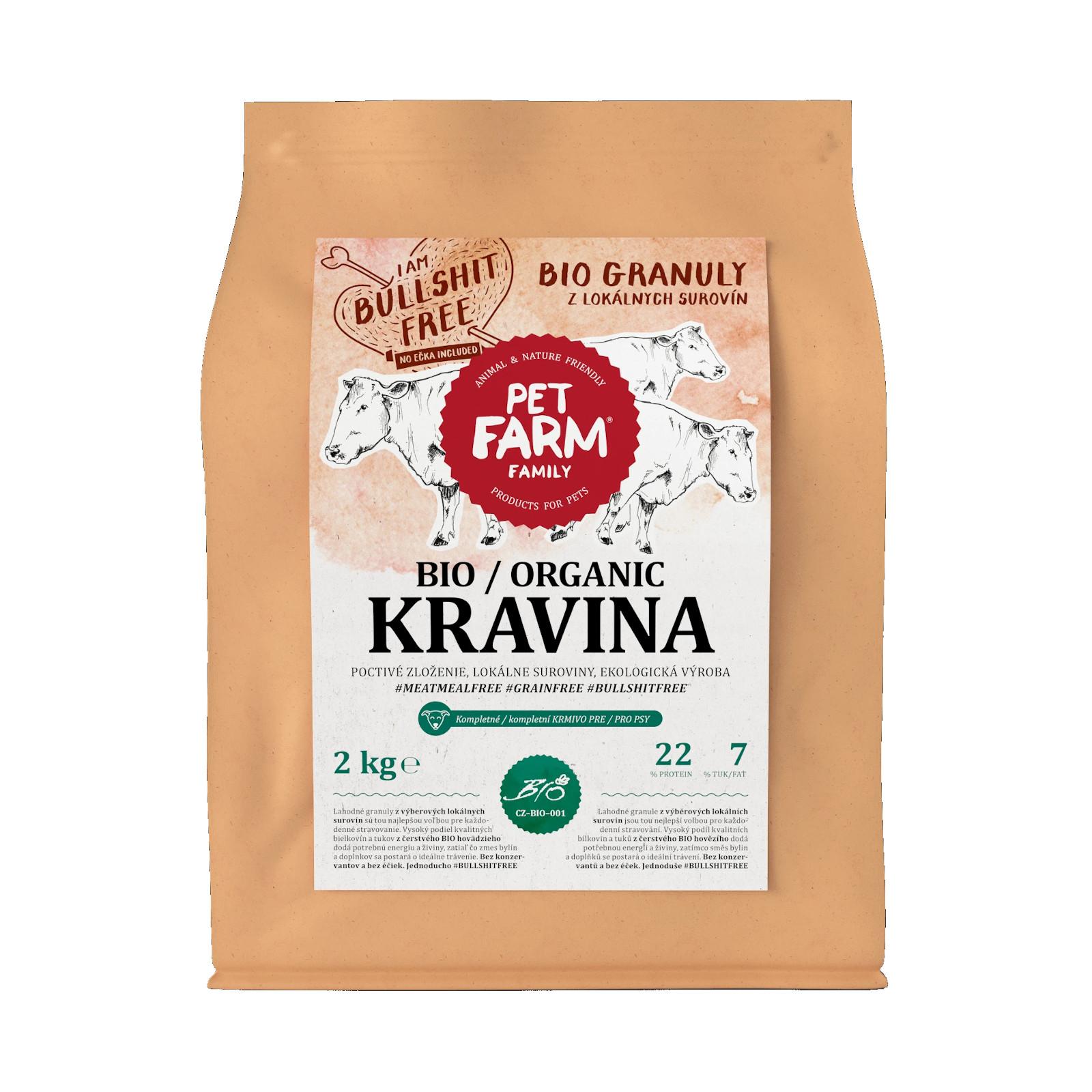 Pet Farm Family Bio Kravina – Granule 2 kg