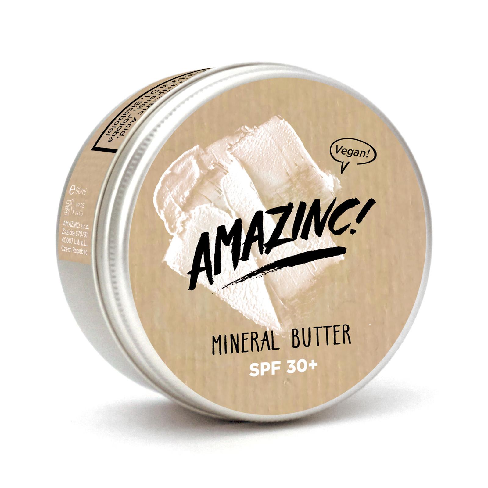 AMAZINC! Minerální tělové máslo SPF 30 75 ml