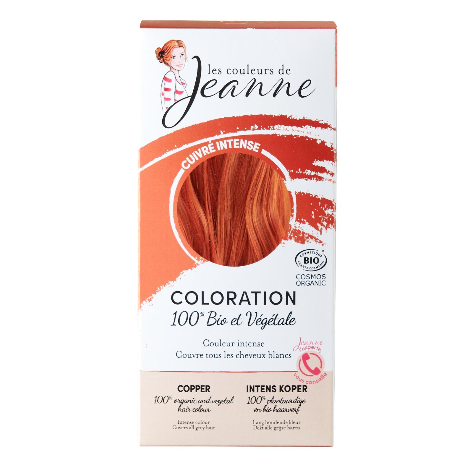 Les couleurs de Jeanne Barva na vlasy měděná 2 x 50 g
