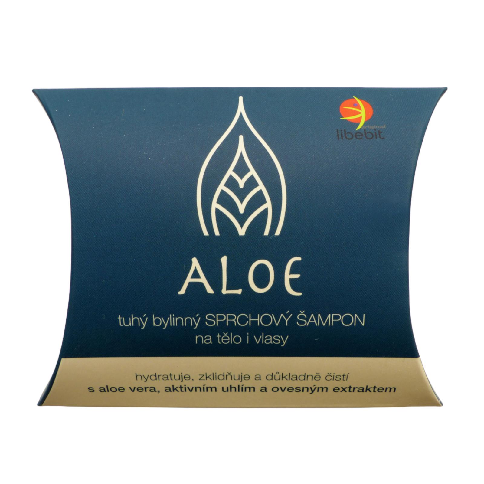 Libebit Tuhý bylinný sprchový šampon na tělo i vlasy ALOE 95 g