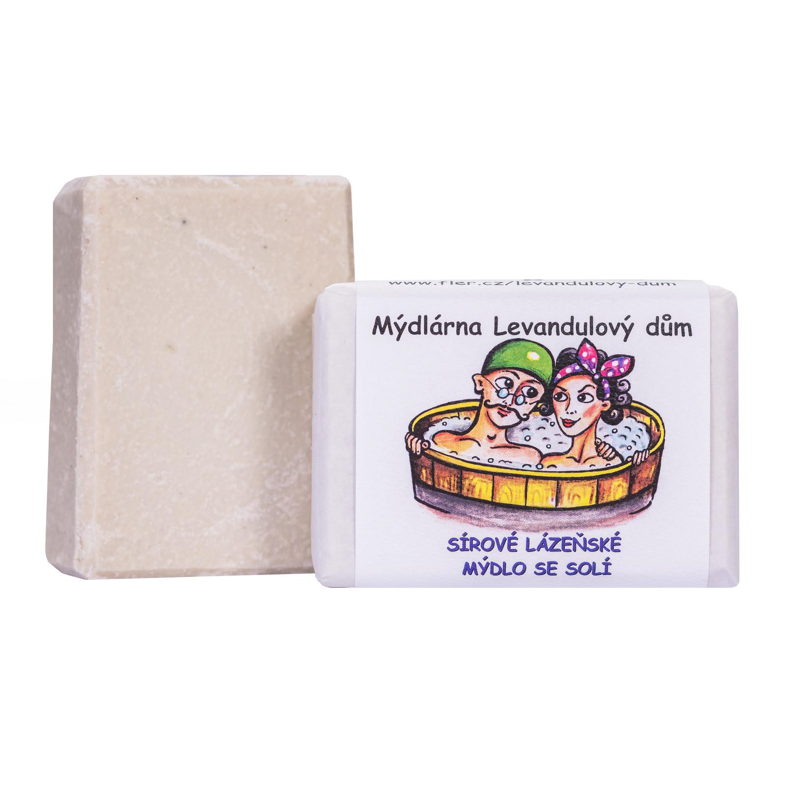 Mýdlárna Levandulový dům Sírové lázeňské mýdlo se solí 120 g